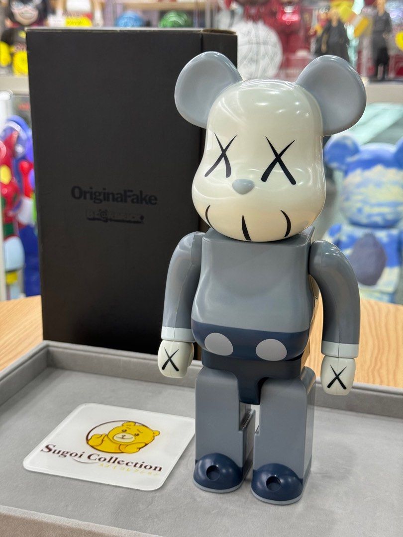 Kaws 400% bearbick Edison Chen暴力熊フィギュア