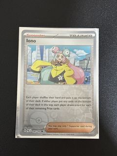 Iono Trainer Reverse Holo Pokemon Paldea Evolved
