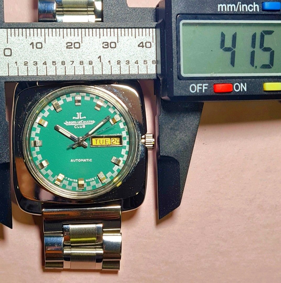 #Jaeger LeCoultre #Mechanical Watch Automatic #Swiss Made (Category: Luxury Watches) located in Caloocan City. Submitted by allig8 (Listing ID 1267390319, Image 3). Description: Beautiful Bluish Dark Green Tiffany Color Jaeger LeCoultre Automatic Swiss Made No Battery Needed Ever Diameter 41mm Big Thick Vintage Watch Aftermarket crown JLC consistently ranks among the Top5 Luxury Watch Brands in the World... https://swissdiverswatches.com/blog/top