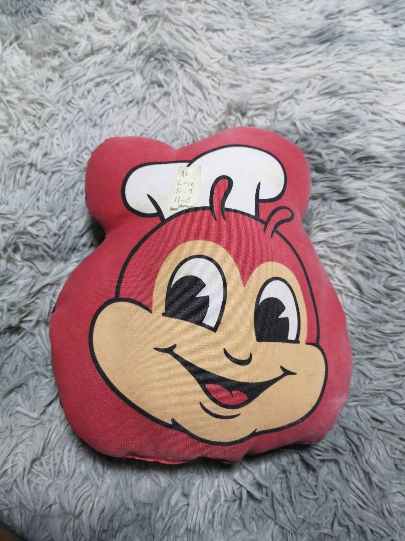 Jollibee Red Soft Pillow Furniture Home Living Bedding Towels on Carousell