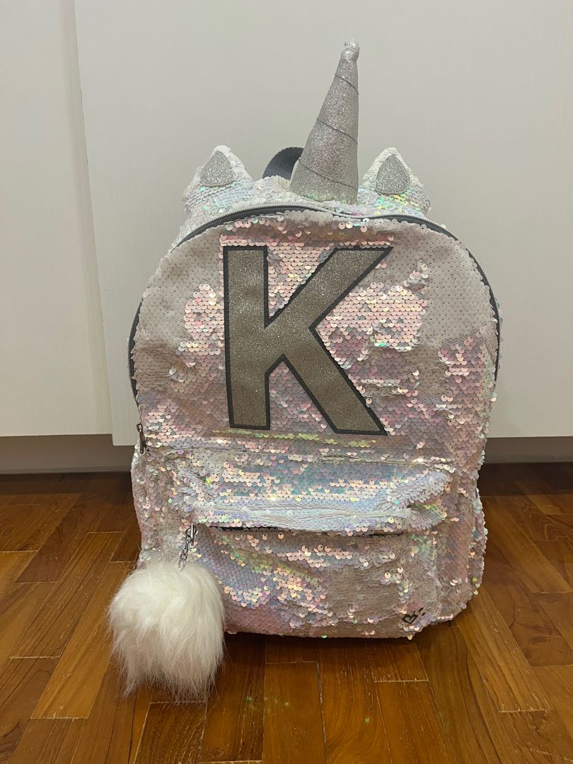 Unicorn sequin shop backpack justice