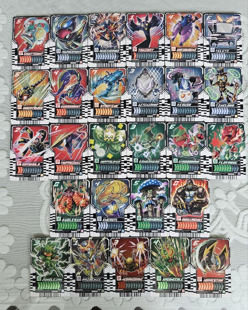 Kamen Rider Gotchard Phase 02 Common & Rare Complete Set, Hobbies ...
