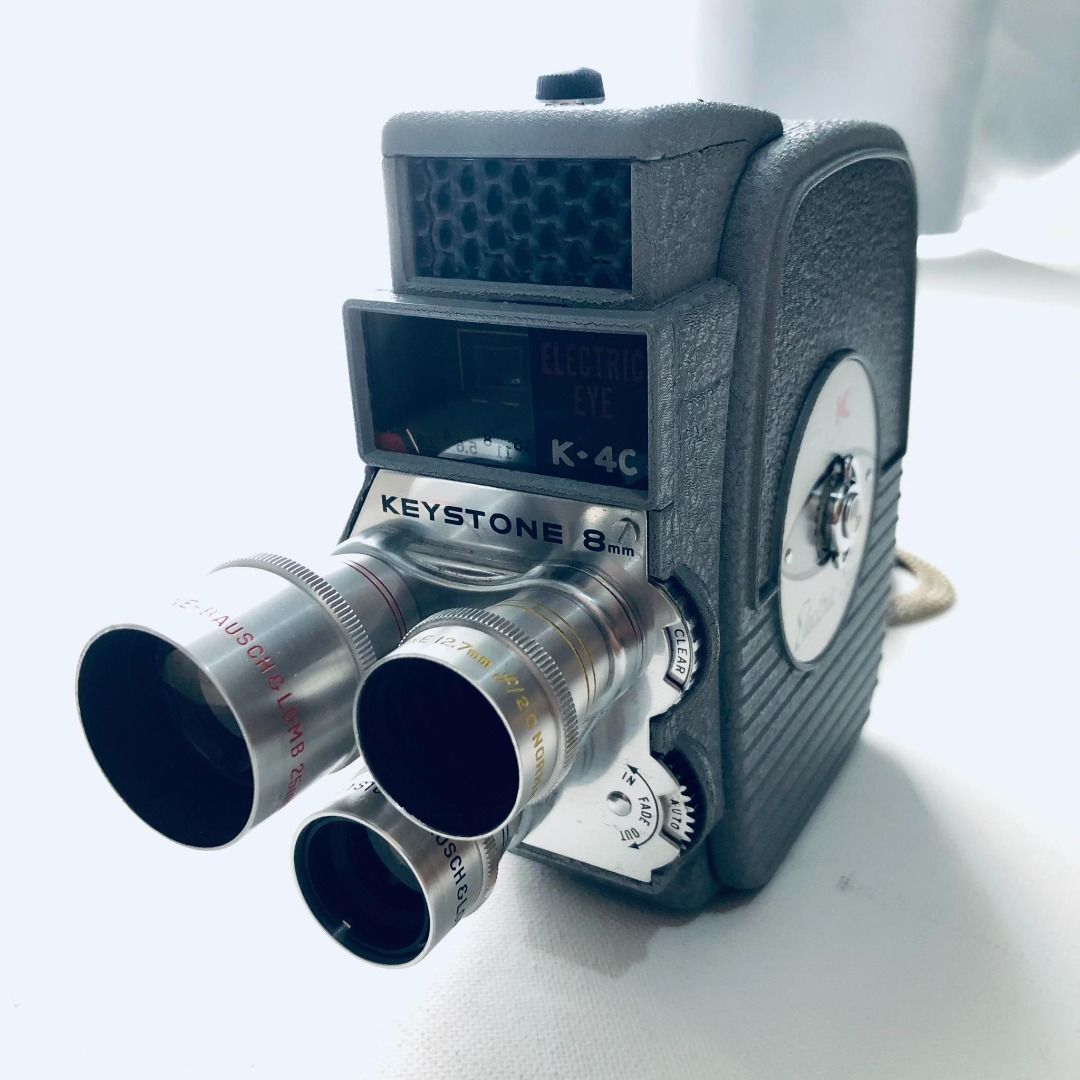 Keystone 8mm 3-Lens Turret Camera (MINT)), Photography, Cameras on ...