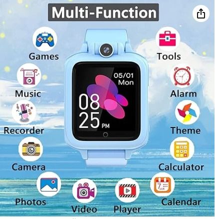 Kids Smart Watch Girls Boys 14 Educational Games Smartwatch for