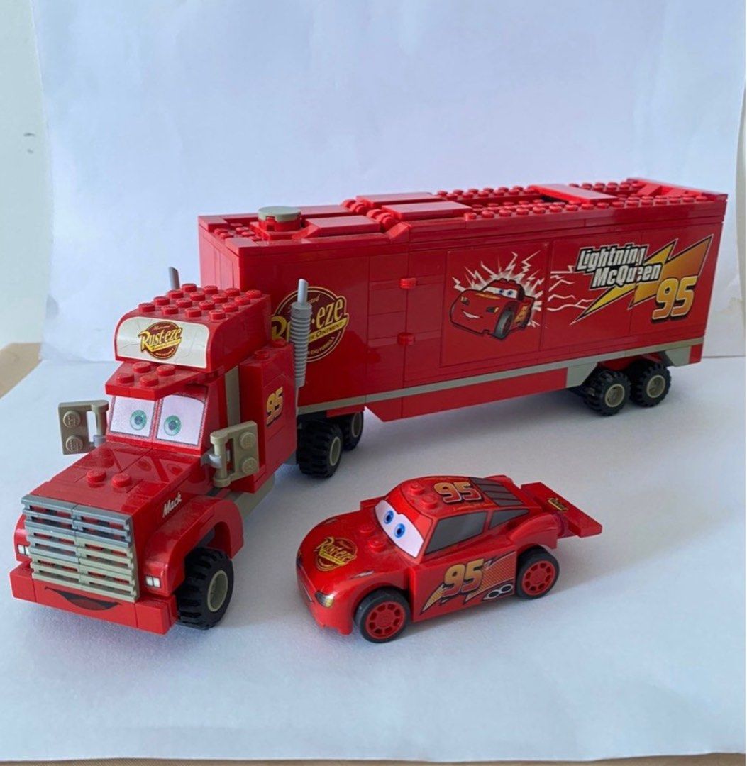 Lego 8486 Mack s Team Truck Disney CARS 2 Hobbies Toys Toys