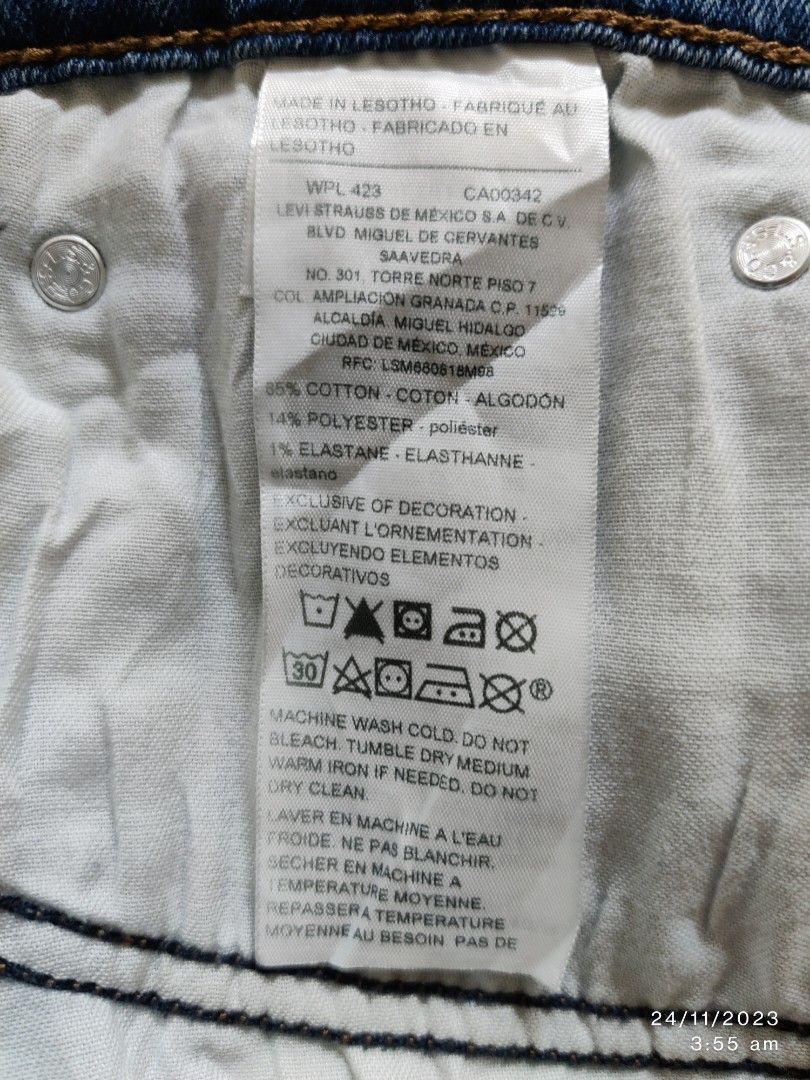 LEVIS DENIZEN JEANS REGULAR FIT STRAIGHT Men s Fashion Bottoms