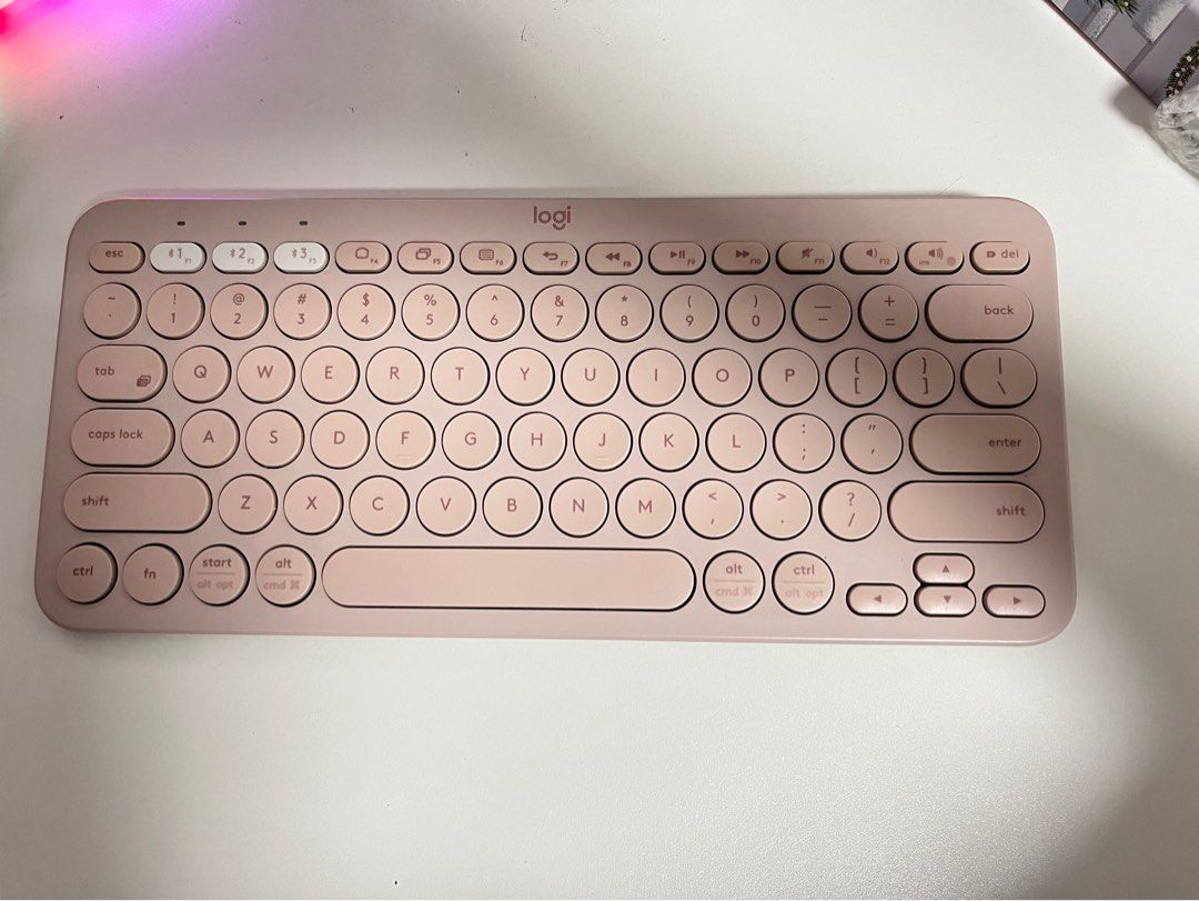 Logitech K380 Bluetooth Keyboard - Rose, Computers & Tech, Parts ...