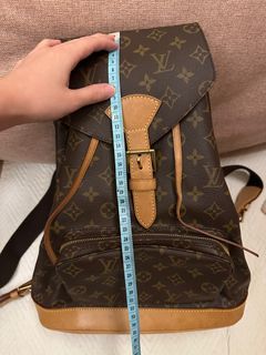 Louis Vuitton Discovery Backpack Monogram Ink M43693 Navy Red
