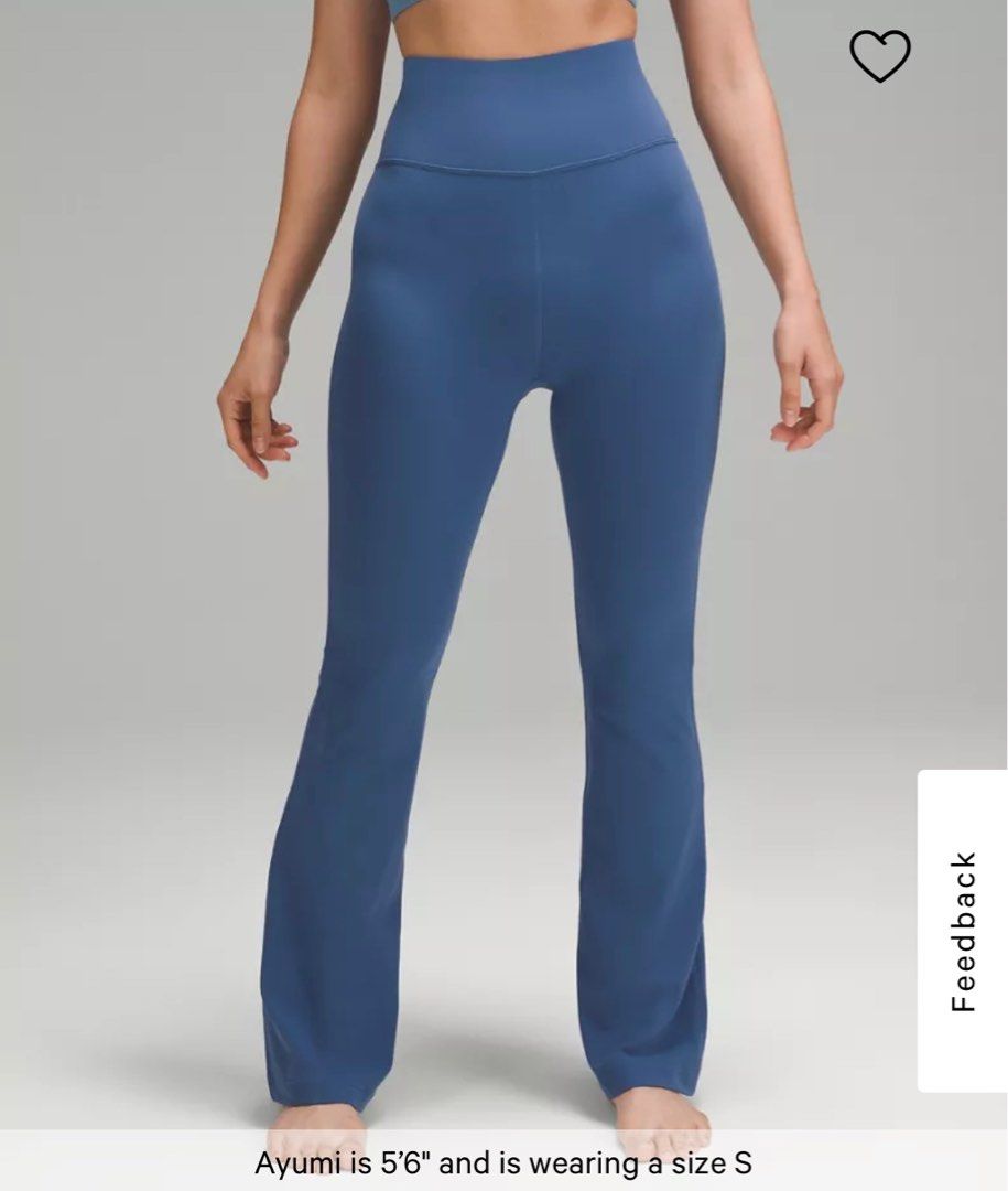 Lululemon Flare High Rise Groove Pants - Smoked Spruce Green, Women's  Fashion, Activewear on Carousell