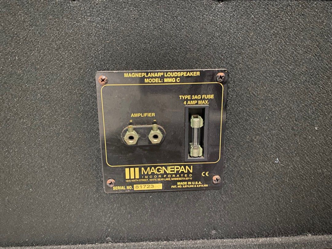 Magnepan MMG C Center Channel Speaker, Audio, Soundbars, Speakers