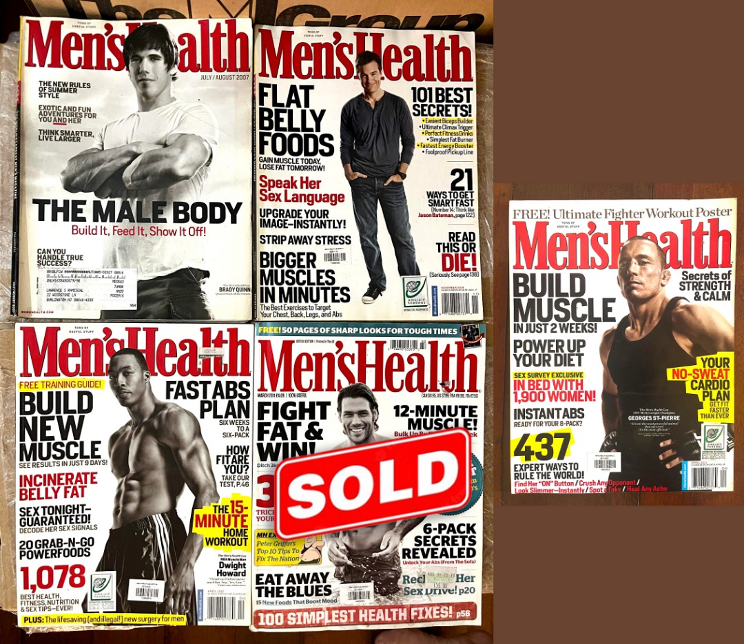 Mens Health Magazine International Issues Hobbies And Toys Books And Magazines Magazines On 6827