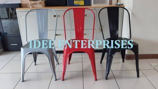 Metal Dining Table and Chairs