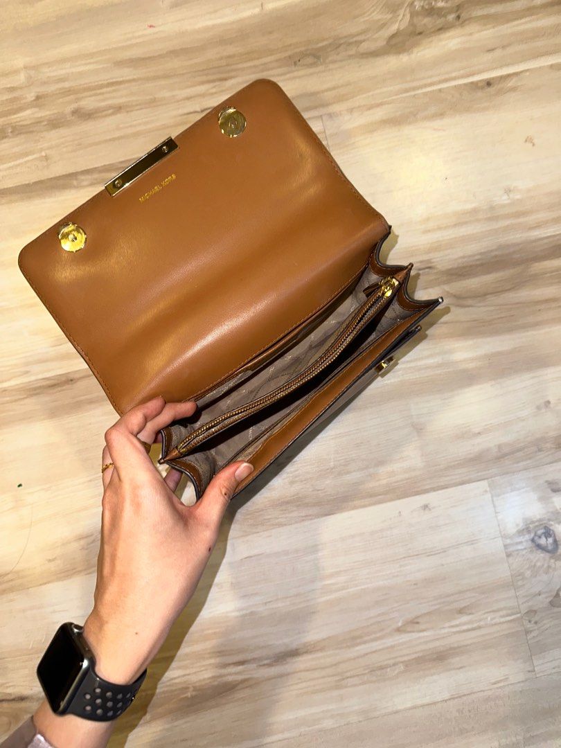 Jade large logo cheap and leather crossbody bag