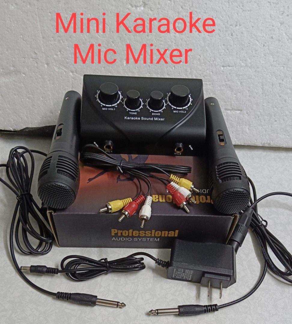 Mini Karaoke Mic Mixer, TV & Home Appliances, TV & Entertainment
