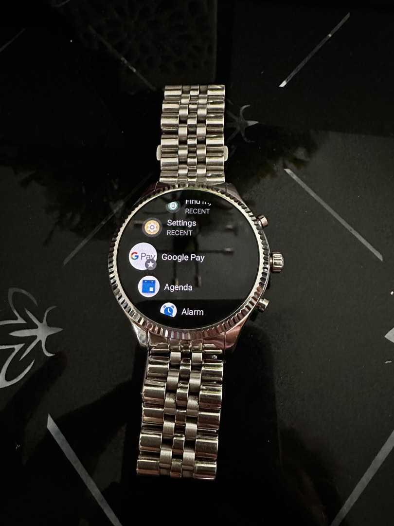 Mk smart watch silver shop