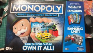  Hasbro : Monopoly / Super Electronic Banking (Bilingual) : Toys  & Games