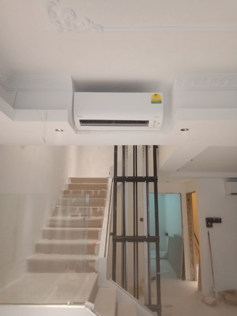 New aircon system duct, Home Services, Aircon Services, Aircon