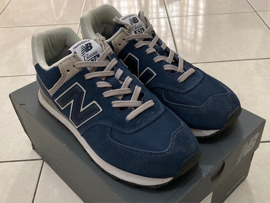 New balance 574 navy hotsell