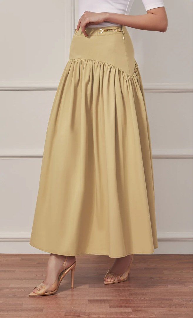 New dUCk Tina Skirt in Beige XL Women s Fashion Bottoms Skirts