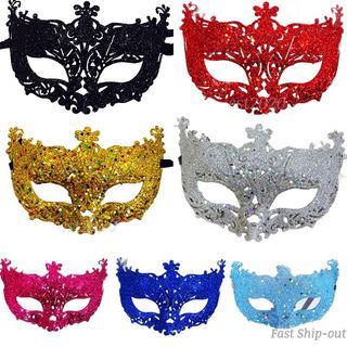 (!)NewBaby Luxury Venetian Masquerade Mask Women Girls Sexy Fox Eye Mask For Fancy Dress PH