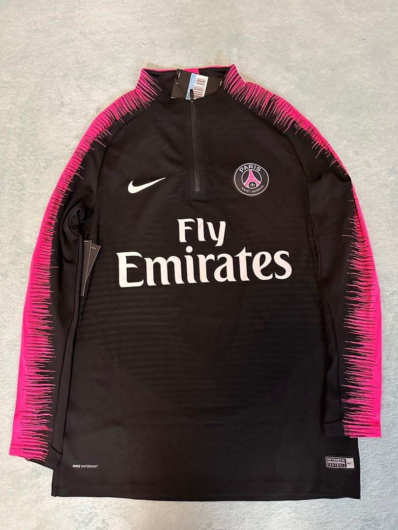Nike 2018 19 PSG 1 4 zip VAPORKNIT training top size M Player version Carousell