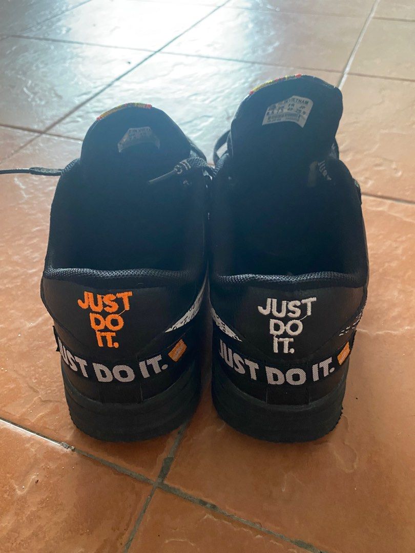Nike air force sale just do it noir