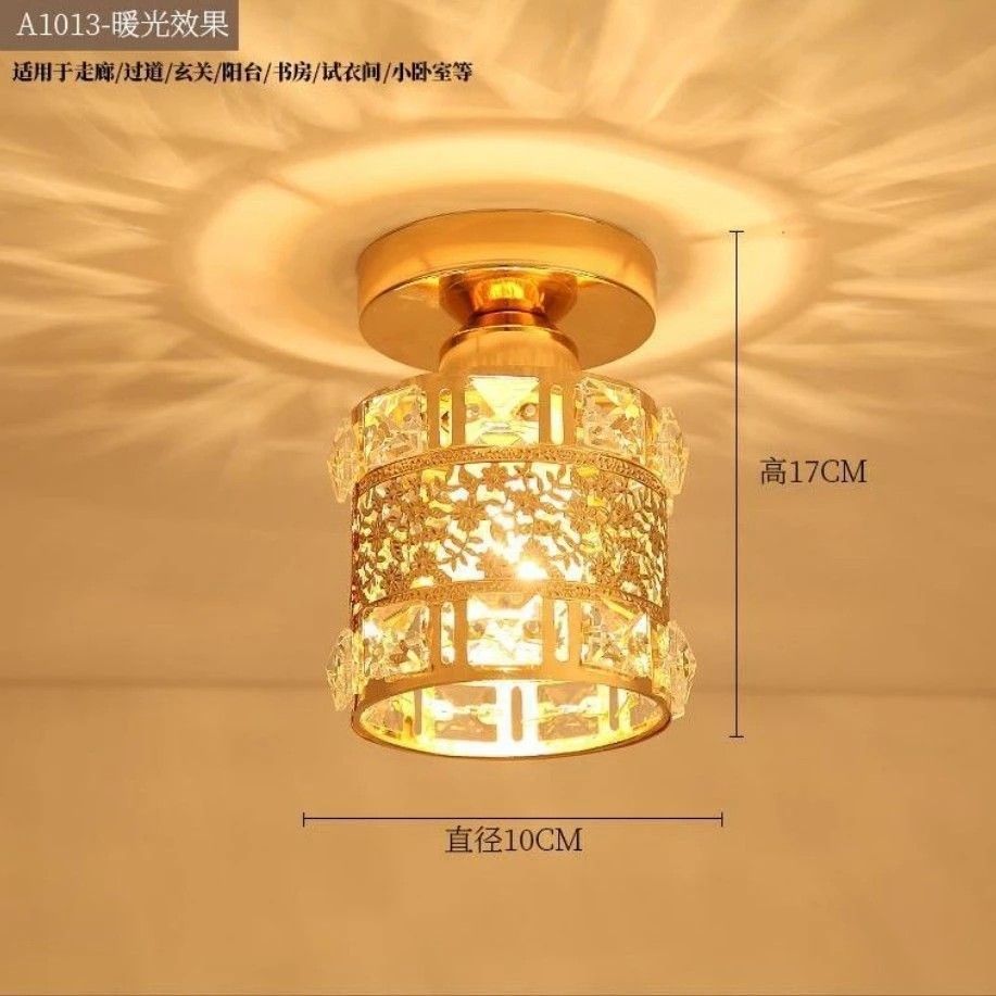 Nordic crystal ceiling light, Furniture & Home Living, Lighting & Fans