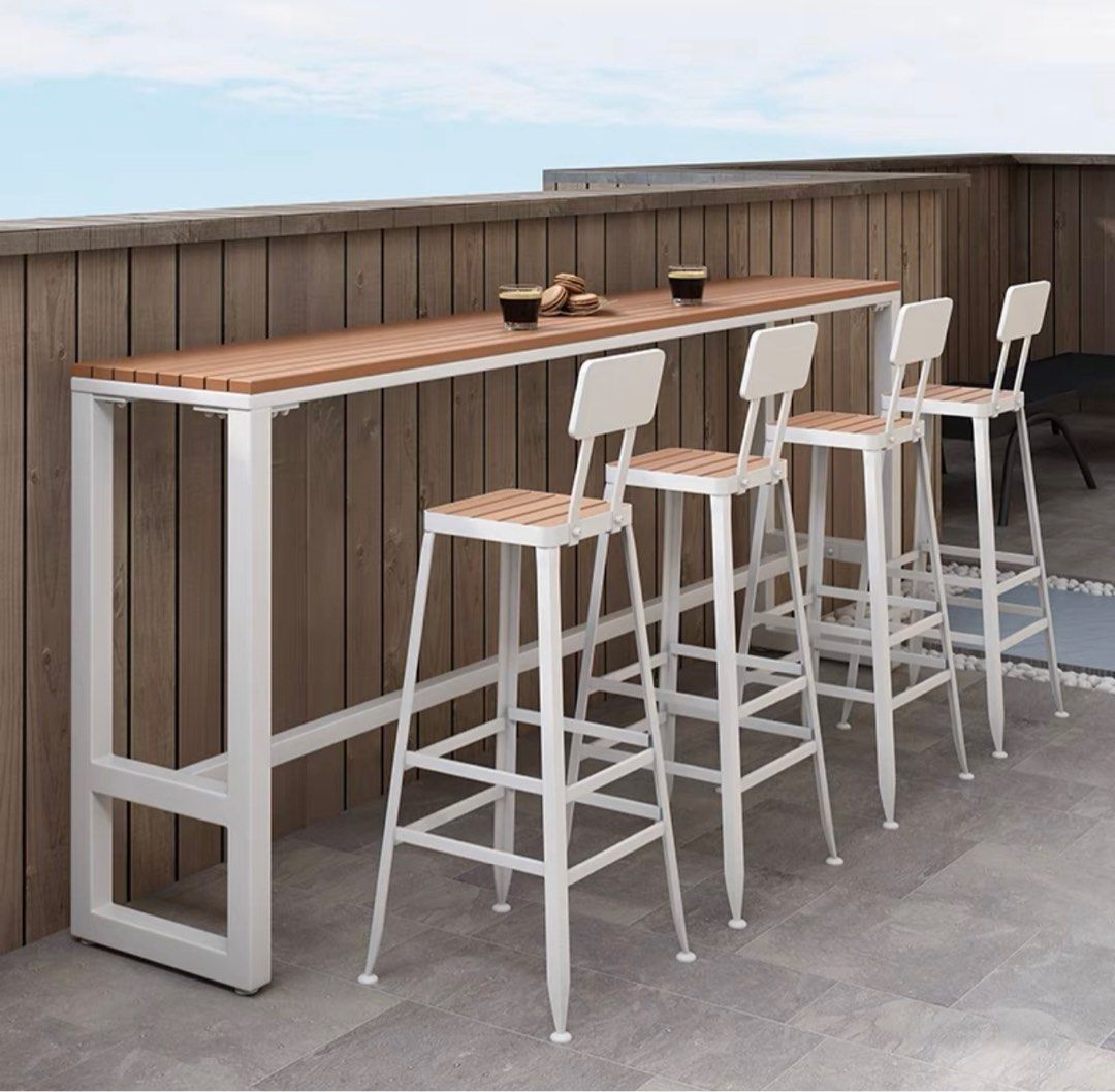 OCTAIN Modern Outdoor Bar Table & Chairs, Furniture & Home Living, Furniture, Tables & Sets on ...