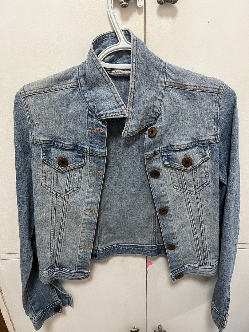 Maong blazer outfit clearance