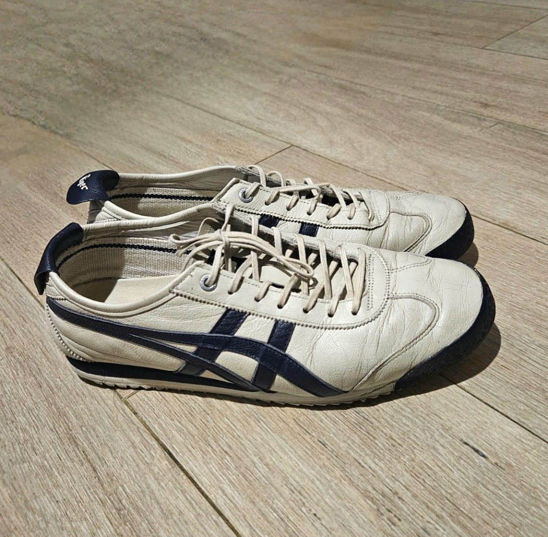 Onitsuka Tiger MEXICO 66 SD Birch Peacock Fesyen Pria Sepatu