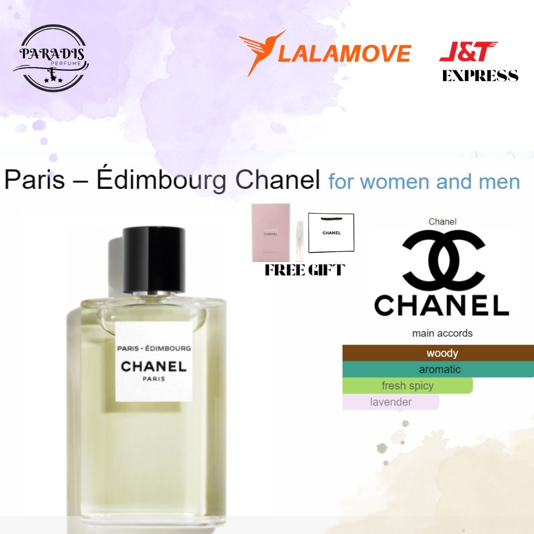 ORIGINAL AUTHENTIC CHANEL PARIS EDIMBOURG EDT 125ML