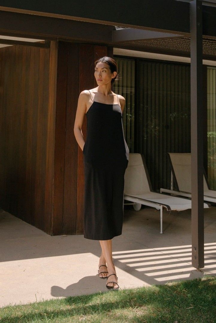 Jersey sales slip dress