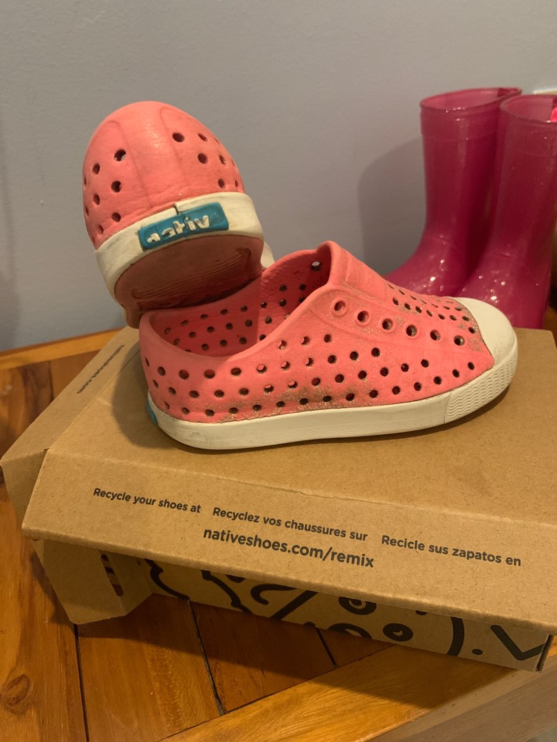 Glitter native shoes online