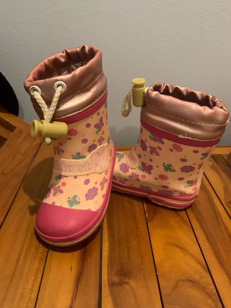 Pink oshkosh Rain Boots