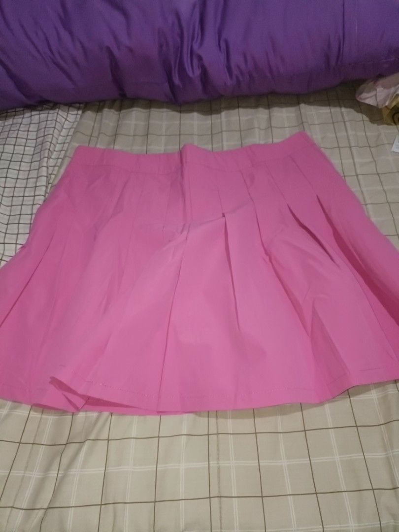 Rivas Pink Short Skirt w/ Slit | La petite garçonne-megaelearning.vn