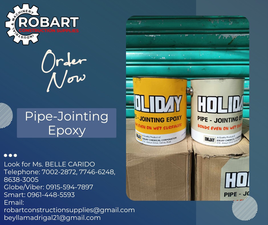 Pipe Jointing Epoxy A & B, Commercial & Industrial, Construction