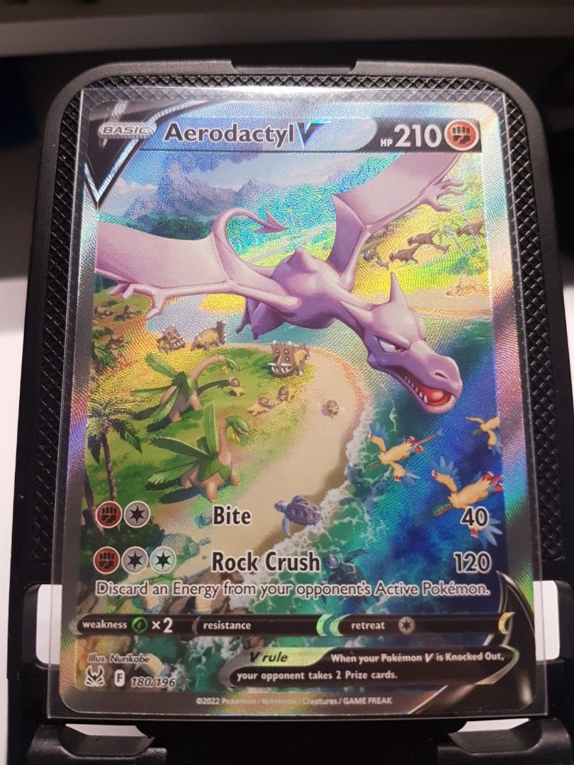 PSA 9 Mint - Aerodactyl V Alternate Alt Art Lost Origin 180/196 Pokemon #180