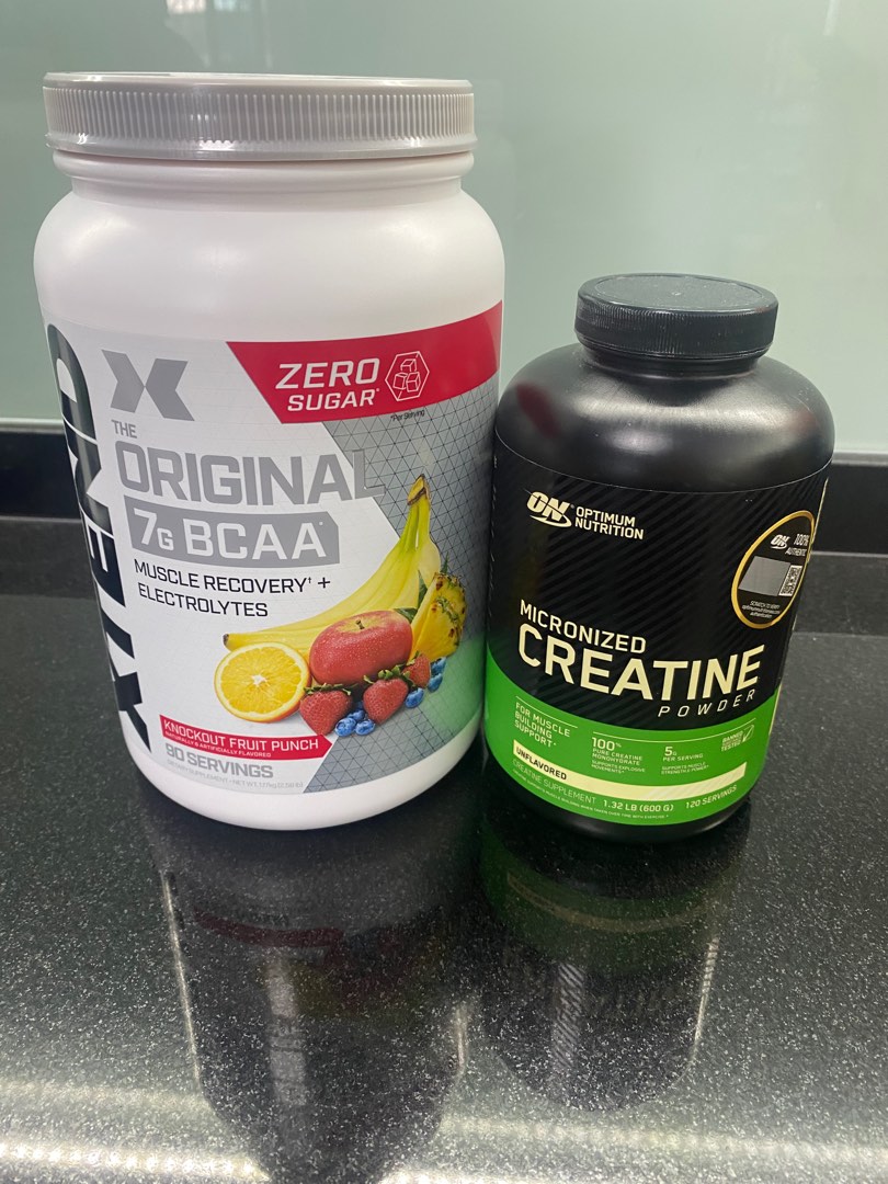 Pre workout and creatine, Health & Nutrition, Health Supplements