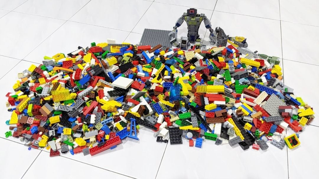 PRELOVE 2.7kg Assorted Lego Parts Big Pack Hobbies Toys Toys