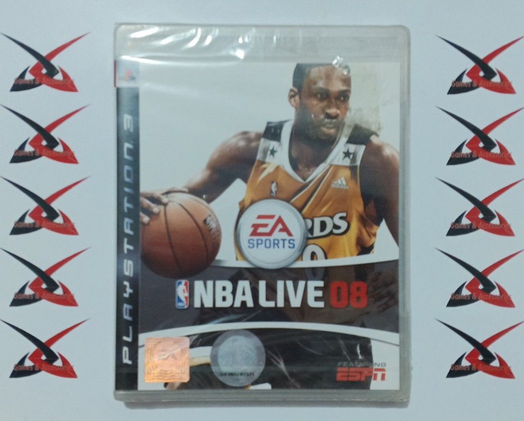 PS3 PlayStation 3 Game NBALive08 NBA Live 08 (Sealed), Video