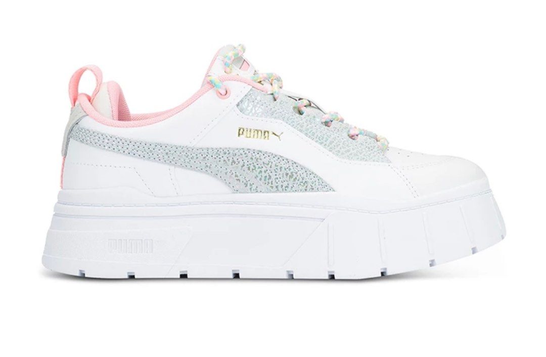 Puma suede x buffalo london platform white store