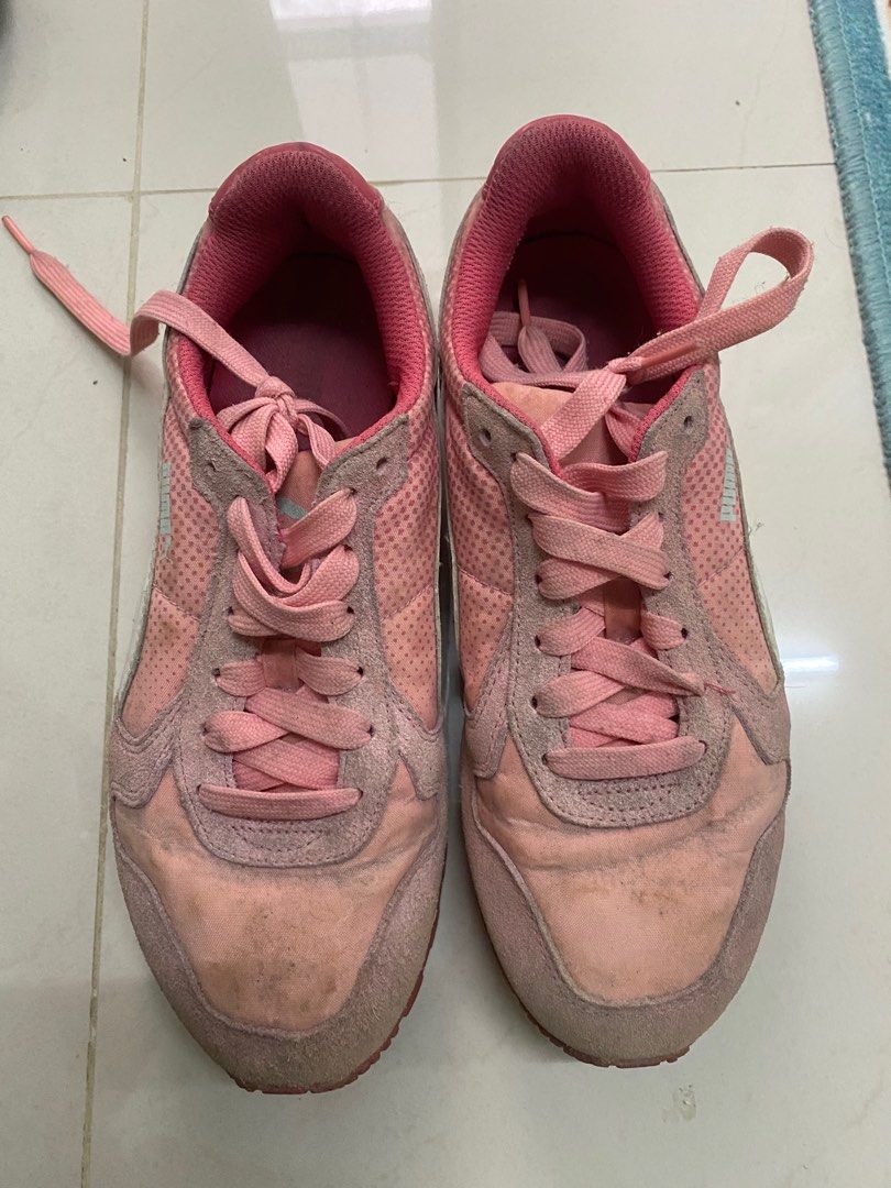 Puma pink online shoes uk