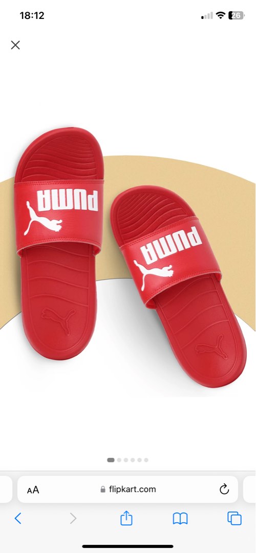 Puma slides 2025 womens red