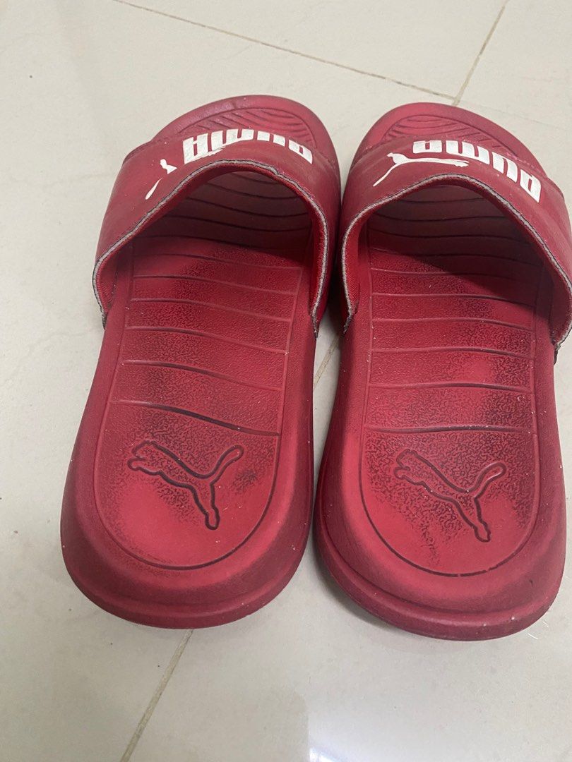 Puma slides hotsell womens red