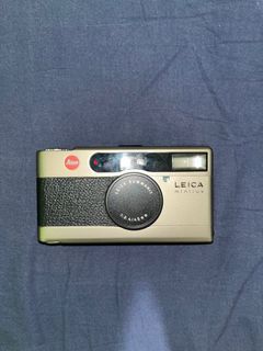 *RARE* Leica Minilux Champagne 100th Edition Schmidt Group of Companies Film Camera