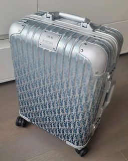 Rimowa x Dior Oblique Aluminum luggage  hand carry  check in