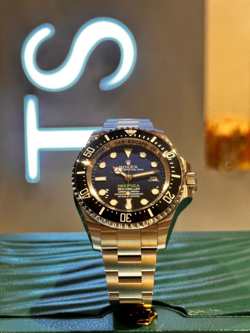 Rolex Deepsea Blue James Cameron 116660 44mm Luxury Watches on
