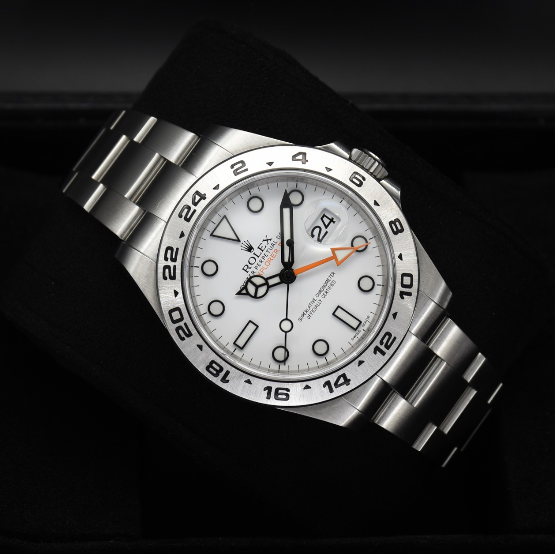 Rolex Polar Explorer II 216570 in Stainless Steel with a 42mm case Full Set