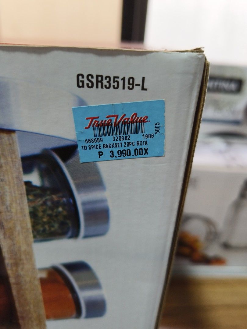 Rotating spice rack 20 slots (Category: Food Organization & Storage) located in Paranaque City. Submitted by Disneyprincess (Listing ID 1267529489, Image 2). Description: bought for almost 4k!.