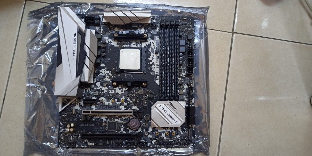 Asrock b450m steel legend ryzen 5 3600 best sale